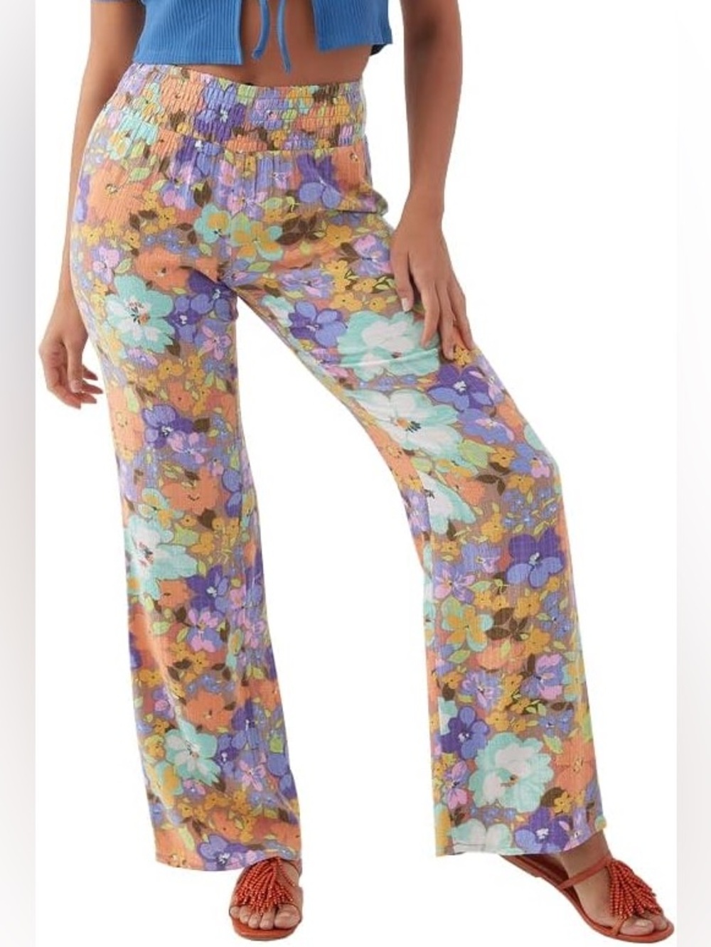 O’Neil Woman’s Brenda Pants Canyon Sunset floral 100% Viscose